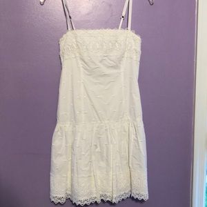 Abercrombie & Fitch simple, white dress